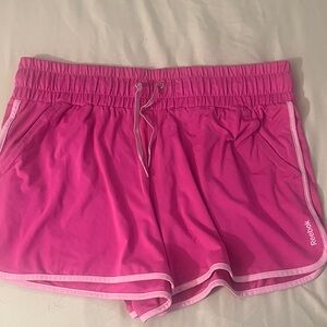 Reebok Women's Vibrant Pink Athletic Shorts